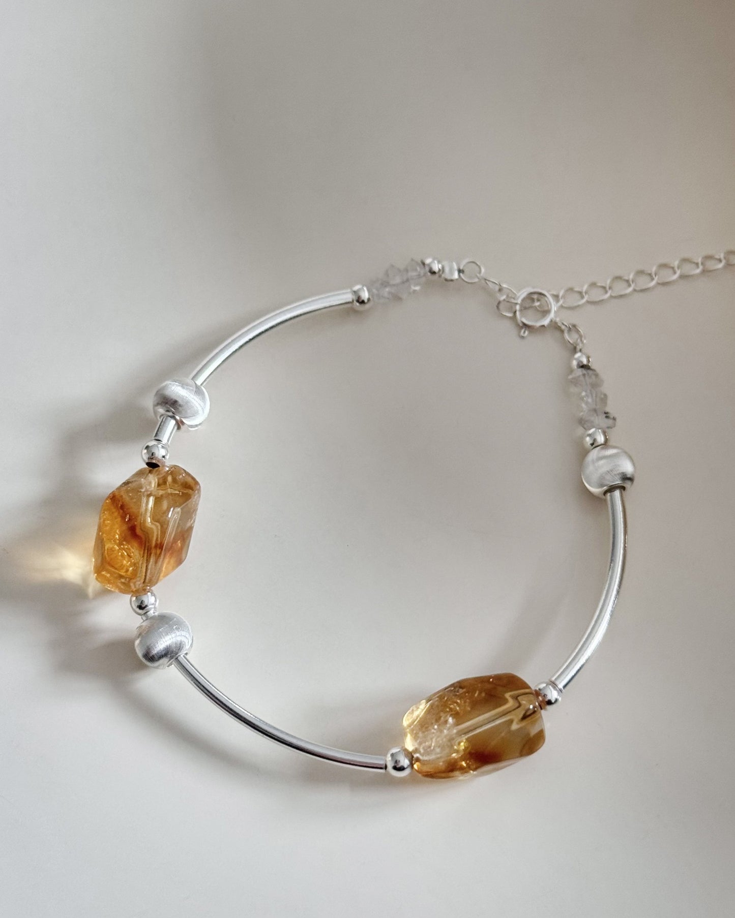 Golden Glow Citrine Quartz Bracelet