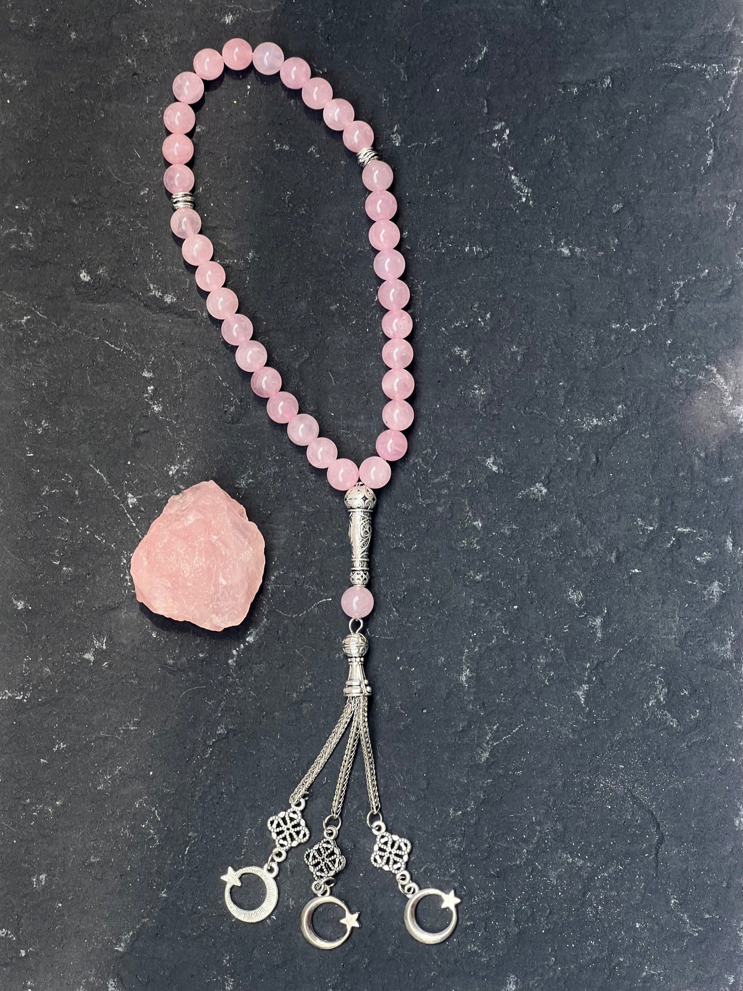 Rose Quartz Rosary – Love & Compassion