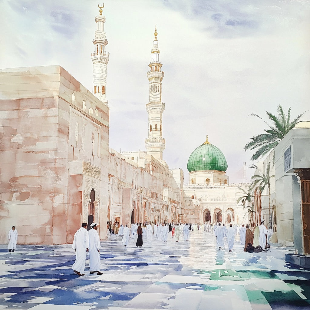 "Medina" - Emerald Serenity