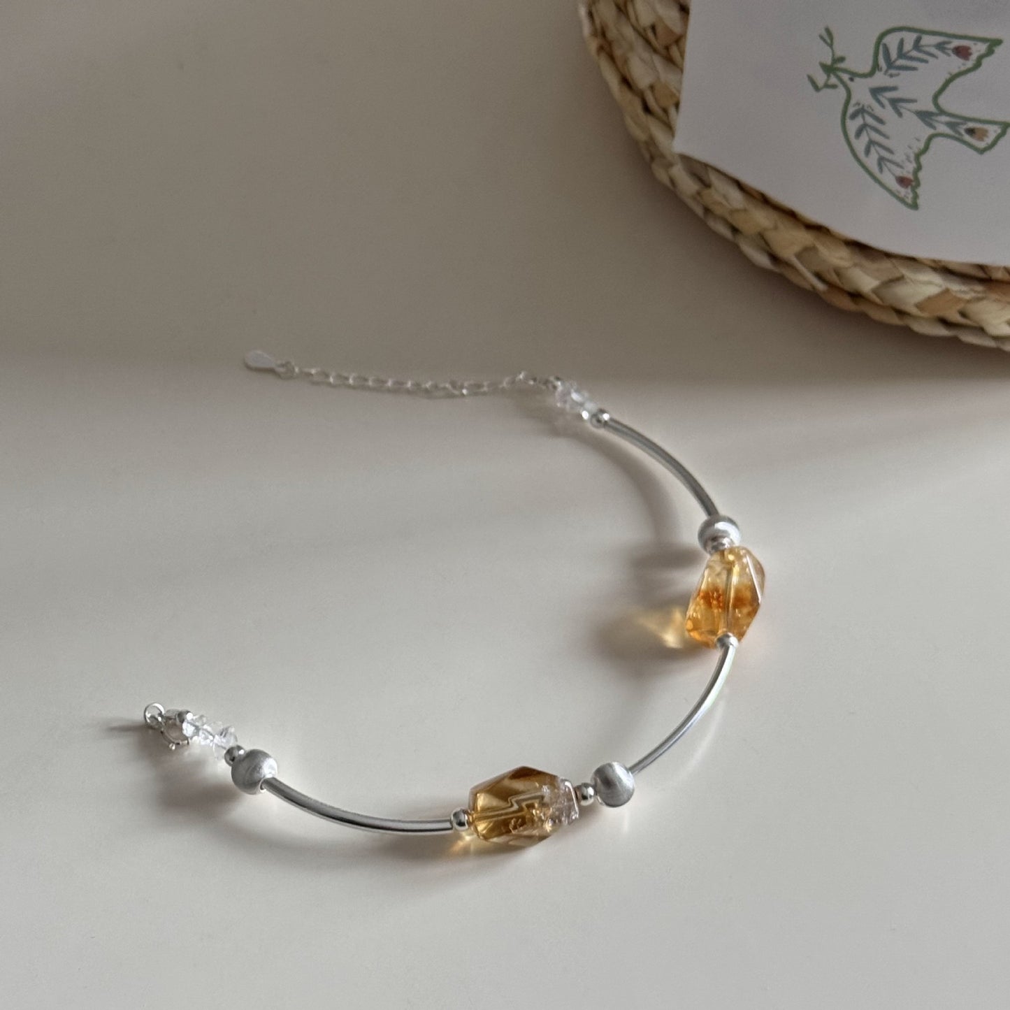 Golden Glow Citrine Quartz Bracelet