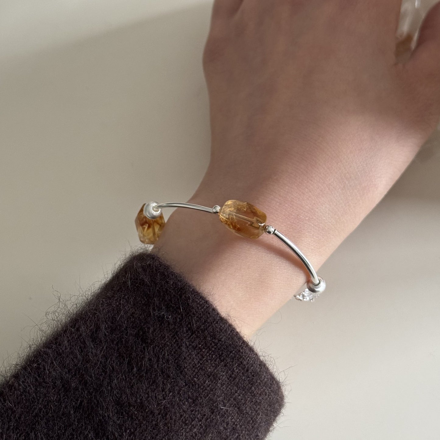 Golden Glow Citrine Quartz Bracelet