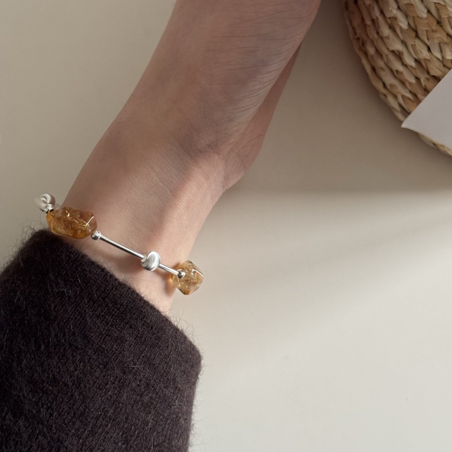 Golden Glow Citrine Quartz Bracelet
