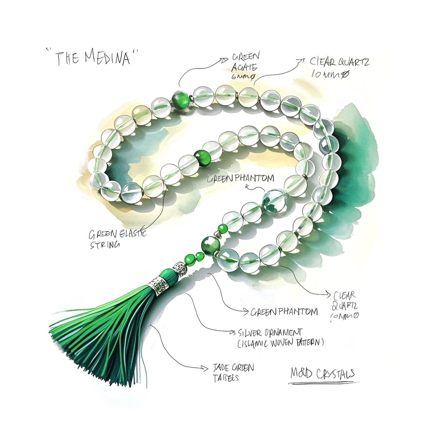 "Medina" - Emerald Serenity