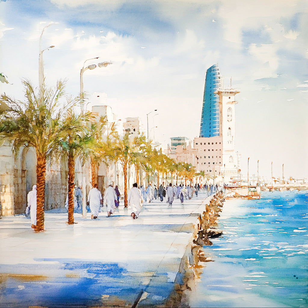 "Jeddah" - Azure Horizon
